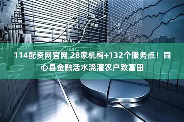 114配资网官网 28家机构+132个服务点！同心县金融活水浇灌农户致富田