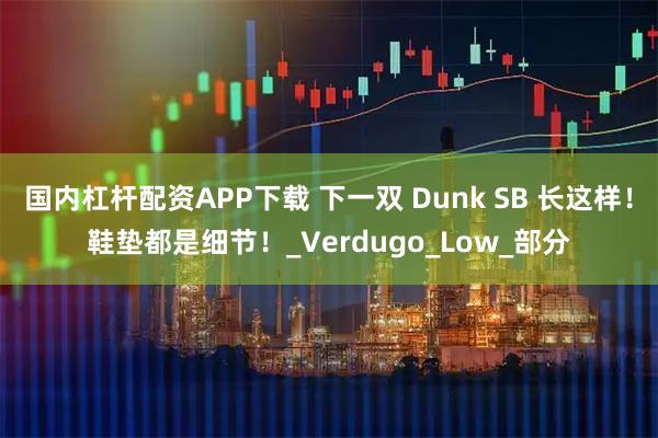国内杠杆配资APP下载 下一双 Dunk SB 长这样！鞋垫都是细节！_Verdugo_Low_部分