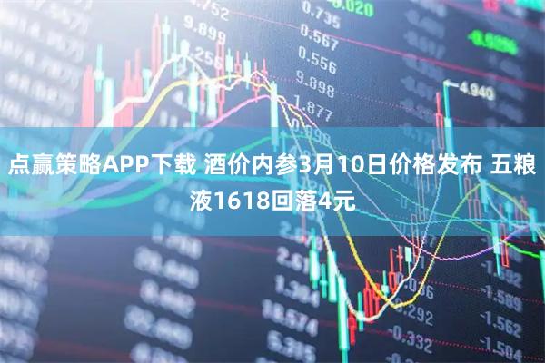 点赢策略APP下载 酒价内参3月10日价格发布 五粮液1618回落4元